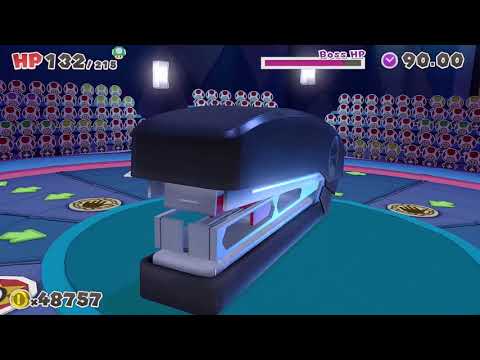 The Fanged Fastener Stapler Boss Fight   Paper Mario The Origami King