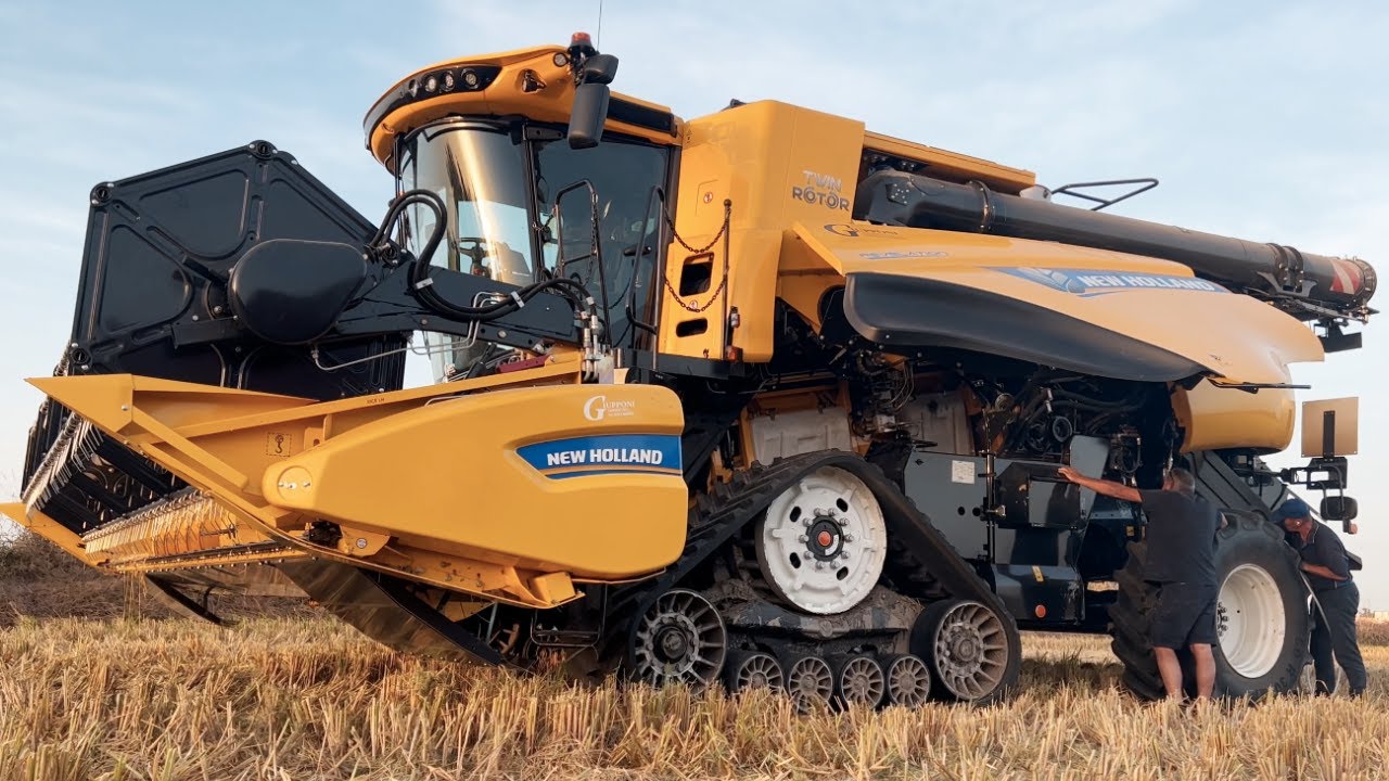 New Holland CR9.90 - Rice Harvesting