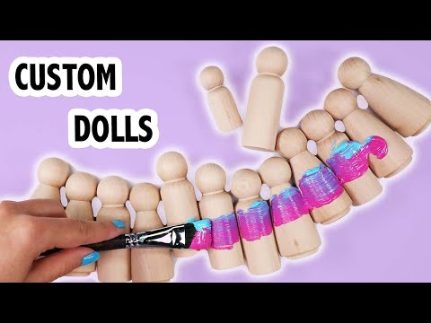 Customizing "Peg Dolls"