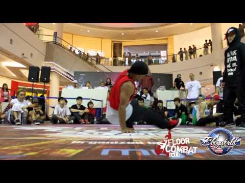 FLOOR COMBAT 2013 | BBOY 1 ON 1 | TOP 8 | BBOY KID INNZ (WIN) VS BBOY PWOSAD | BBOYWORLDMALAYSIATV