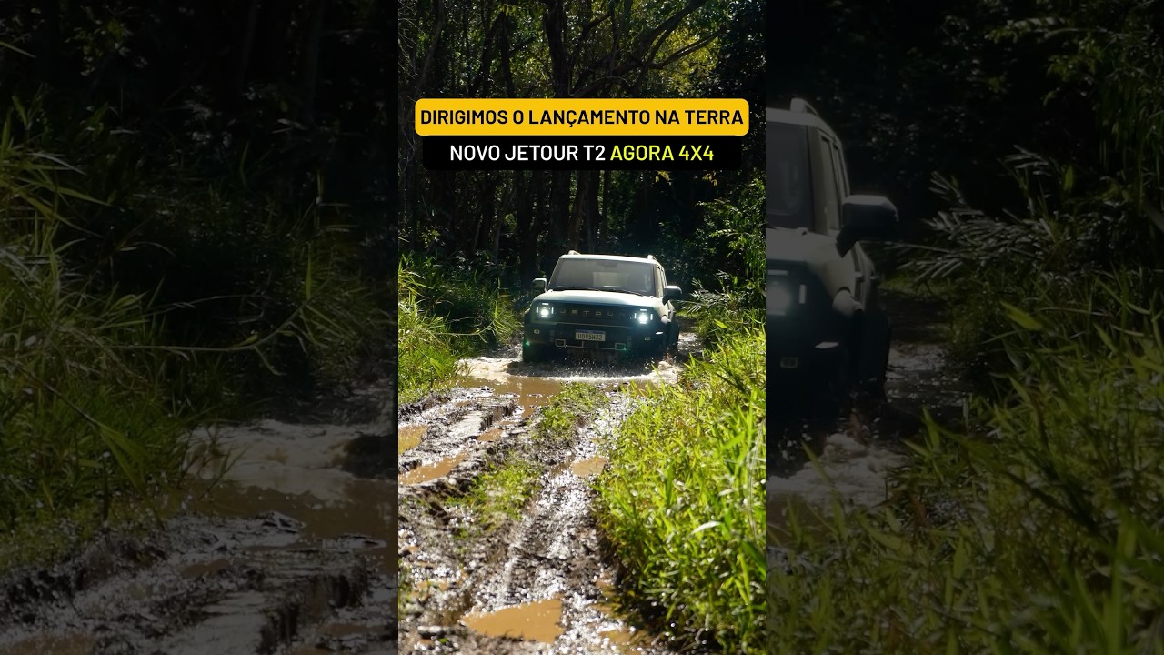DIRIGIMOS O LANÇAMENTO NA TERRA, NOVO JETOUR T2 AGORA 4x4