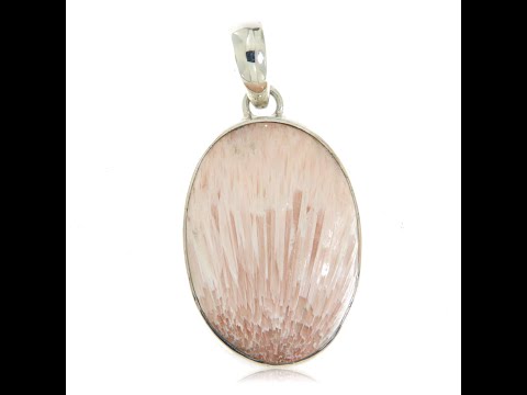 Pandant Argint 925 Scolecit Natural - Eleganta Naturii