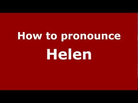 How to pronounce Helen