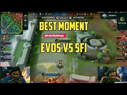 Best Moment EVOS VS SFI MPL S3 Mobile Legend