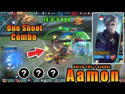 Aamon Top 1 Global Build | Aamon Hyper Build Tersakit 2022 |Gameplay Aamon ~ Mobile Legends