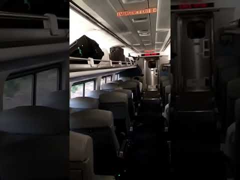 Coach class Amtrak Northeast Regional...@travelswithtom9921  Heading to NYC
