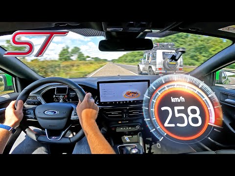 2024 FORD FOCUS ST pushed to the LIMIT on the AUTOBAHN!