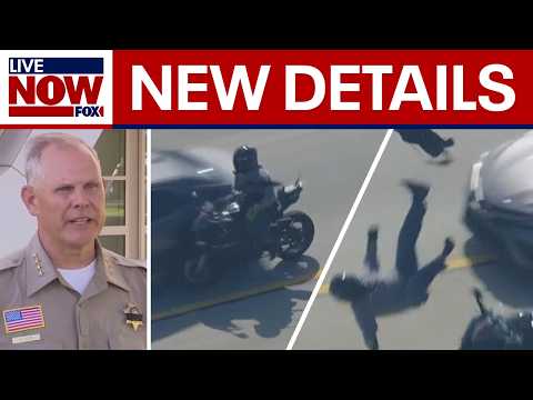 Sheriff's deputy shot, killed before high-speed motorcycle crash: officials