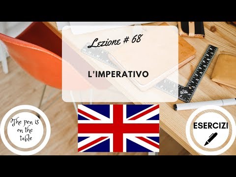 Lezioni di Inglese - Lezione 68: L’IMPERATIVO (con esercizi)