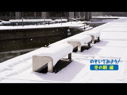 【1分のぞいてみよう！】冬の朝 編 （2024.12.23）/ 東北芸術工科大学