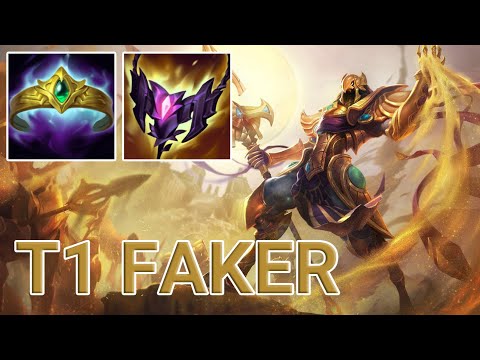T1 Faker Azir Mid VS Sylas | EUW Master Patch 13.9