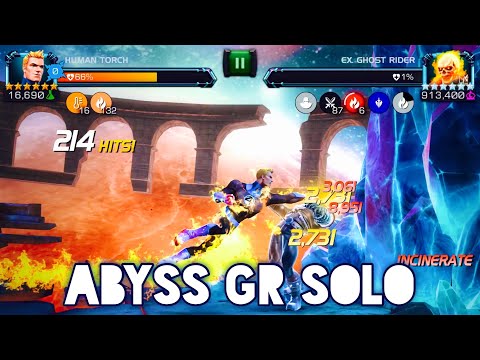 Human Torch Easily Solos Abyss of Legends Ghost Rider without Pre Fight