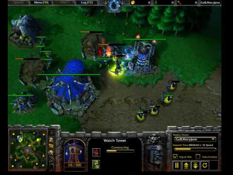 WC3 Shoutcast Randomorc vs RandomNE TM 1of2 axslav vs veryb1gman
