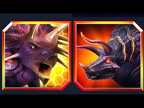 JUGGERNAUT 32 VS VULCAN 19 VS SPINOCERATOPS BOSS VS BOSS!! Jurassic World The Game