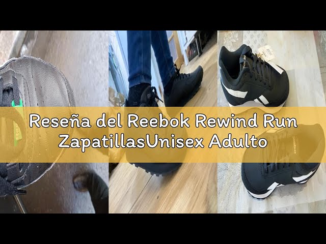 Vídeo relacionado con Reebok Rewind Run, Zapatillas Unisex adulto, Core Black White Core Black, 40.5 EU