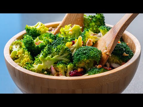 No Mayo Broccoli Salad