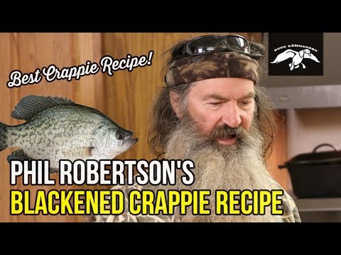 Phil Robertson's Mouth-Watering Blackened Crappie and Fried Frog Legs FULL RECIPES