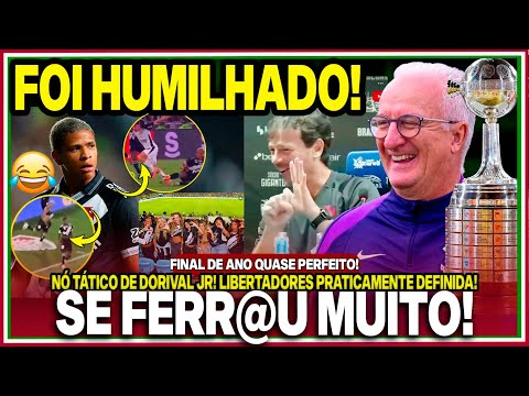 😨NÓ TÁTICO NO DINIZ! HUMILHADOS EM PLENO MARACANÃ!🤯FEZ MERD@ E PAGOU CARO! LIBERTADORES DEFINIDA!