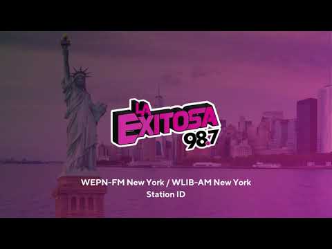 WEPN-FM / WLIB-AM 98.7 & 1190: La Exitosa 98.7 - New York, NY - Station ID - 4/2/2025