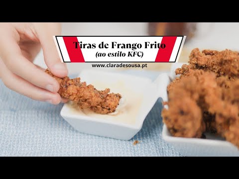 Tiras de frango frito (ao estilo KFC)