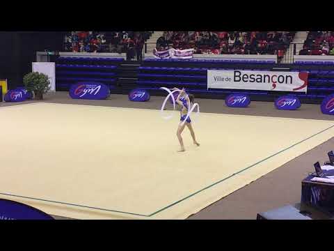 Camille Coupeau ruban - Nat A 14/15 ans - France Besançon 2018