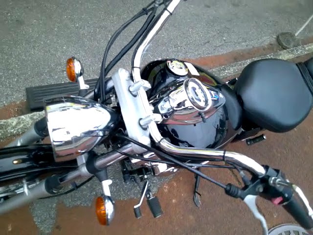 NO.5517　ドラッグスター２５０（ＶＧ０２Ｊ）　空冷Ｖツイン２５０ｃｃ　アメリカン　ブラック　☆彡 AMAHA DragStar250 VG02J - 大阪レンタルバイク日本オート