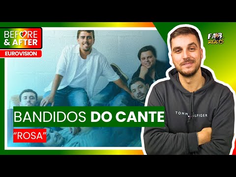 Bandidos do Cante – "Rosa" | PORTUGAL 🇵🇹 ESC 2026 | REACT 🎶😍 #beforeandafter