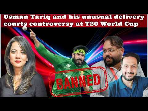 #UsmanTariq and his unusual delivery courts controversy at #T20WorldCup #DrAbhishekMishra