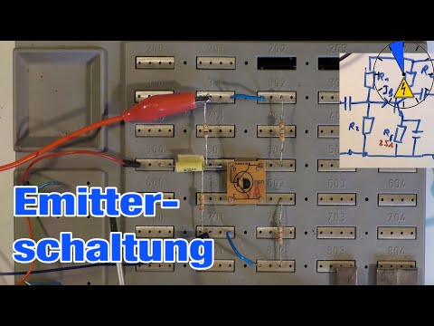 Emitterschaltung selber aufbauen und testen