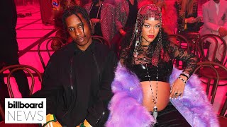 A$AP Rocky Cheating on Rihanna Rumors Shut Down By Amina Muaddi | Billboard News