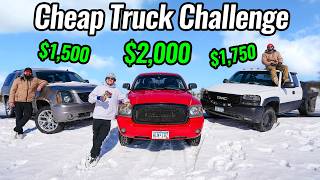 CboysTV Cheap Truck Challenge!