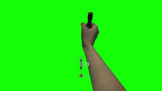 Resident Evil Requiem blood collector green screen