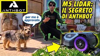 Anthbot M5 Lidar: Compatto, Smart e Drop&Mow. Il robot ideale per giardini piccoli ma complessi