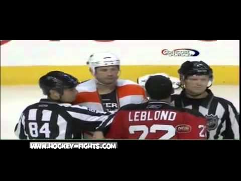 Jody Shelley VS Pierre-Luc Letourneau Leblond-9-21-10