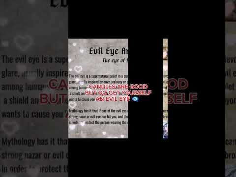 Candles And Evil Eye To Ward Off Negative Energies And Vibes - #candlehealing #healinghabits #live