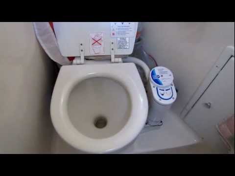 Jabsco Electric flush marine toilet conversion