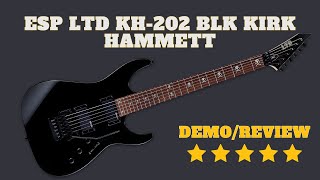 Video thumbnail for DEMO/REVIEW ESP LTD KH-202 BLK Kirk Hammett by Rocktonight
