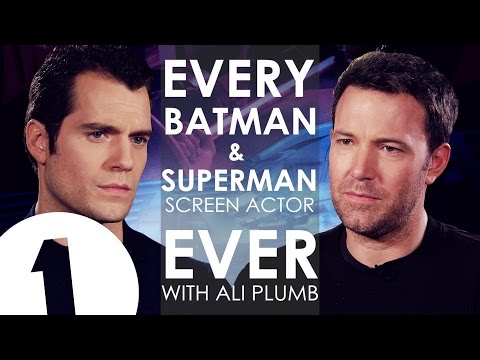 Every Batman and Superman screen actor EVER