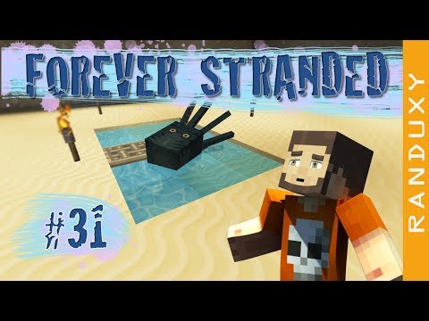 Forever Stranded: Minecraft - Ep.31 - Made a fishing hole and squid appeared.