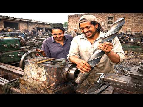 Why So Precise - How Pakistani Workshops Make Large Industrial Components - @hydraulichands