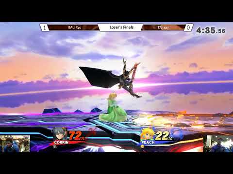 CB18 Singles  - BAL|Ryo (Corrin) Vs. TA|saj. (Peach) SSB4 Losers Finals