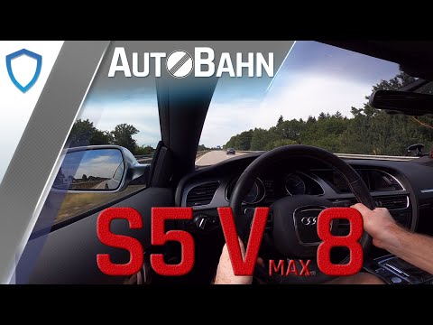 AutoBahn - Audi S5 4.2 V8 (2009) - POV drive | 100-200 km/h | Top Speed