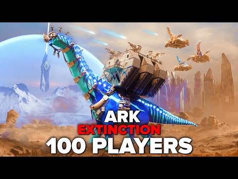 100 Players Rebuild Civilization In Ark Extinction