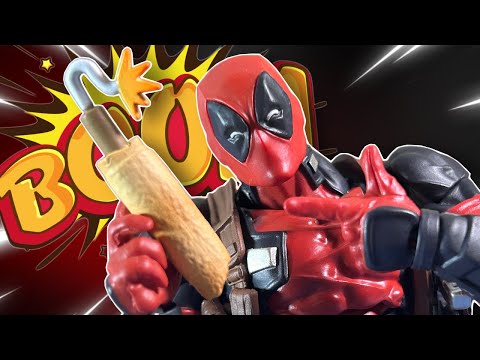 The GREATEST Deadpool Action Figure Ever!!! (Revoltech Amazing Yamaguchi Deadpool 2.5 Review)