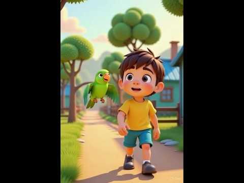 ak tota or balak ki dosti !एक तोता और बालक की दोस्ती! dosti! friends !हमेशा मित्र रहेंगे