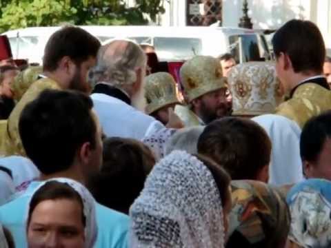 2012 07 27 Patriarch Kyrill Kyiv Lavra Pechersk MOV01673
