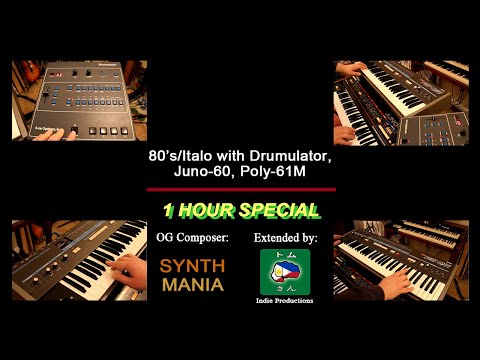 80's Italo - (ft. SynthMania) 1 Hour SPECIAL