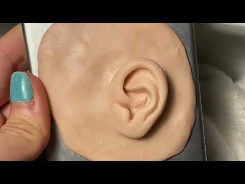 Sculpting a baby ear - Sweet Tooth Nursery tutorial