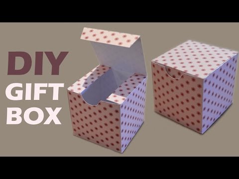 How to Make a Folded Paper Gift Box