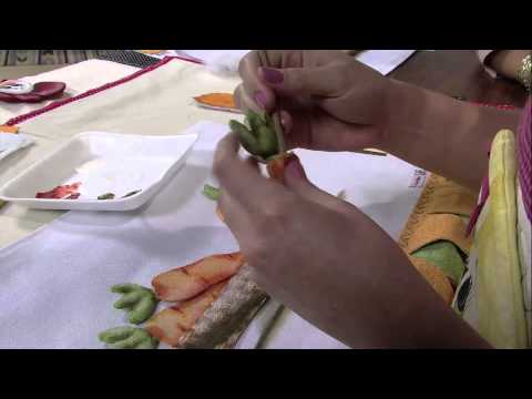 Mulher.com 06/02/2013 Priscila Muller - Pano de prato páscoa  parte 2